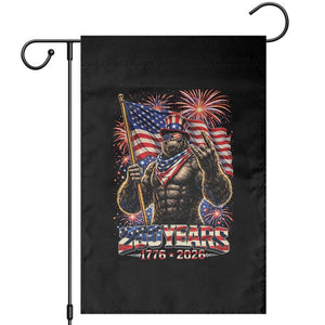 Bigfoot 250th Anniversary Garden Flag USA Independence 250 Years Of Freedom 1776 2026 Patriotic Flag TS10 Black Print Your Wear