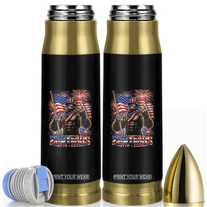 Bigfoot 250th Anniversary Bullet Tumbler USA Independence 250 Years Of Freedom 1776 2026 Patriotic Flag TS10 Black Print Your Wear