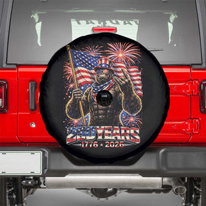 Bigfoot 250th Anniversary Spare Tire Cover USA Independence 250 Years Of Freedom 1776 2026 Patriotic Flag TS10 Black Print Your Wear