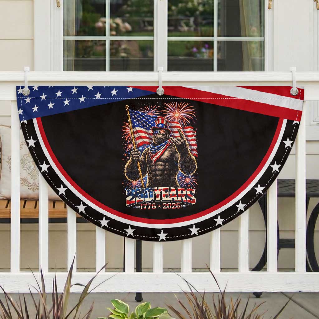 Bigfoot 250th Anniversary Patriotic Fan Flag USA Independence 250 Years Of Freedom 1776 2026 Flag