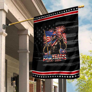 Bigfoot 250th Anniversary Patriotic Garden Flag USA Independence 250 Years Of Freedom 1776 2026 Patriotic Flag TS10 Distressed Black Red Print Your Wear