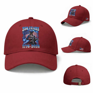 250th Anniversary Yankee Spirit Baseball Cap 1776 2026 Patriotic Tactical Minuteman US Flag TS10 Baseball Cap Universal Fit Cherry Red Print Your Wear