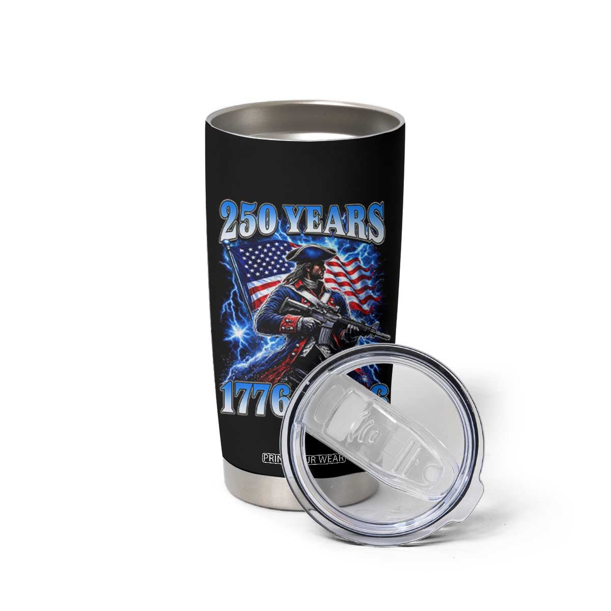 250th Anniversary Yankee Spirit Tumbler Cup 1776 2026 Patriotic Tactical Minuteman US Flag TS10 Print Your Wear
