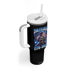 250th Anniversary Yankee Spirit Tumbler With Handle 1776 2026 Patriotic Tactical Minuteman US Flag TS10 Print Your Wear
