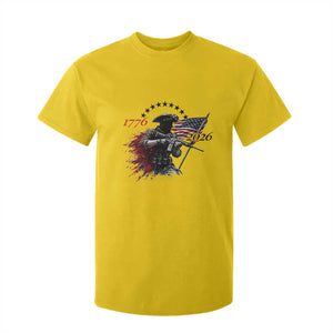 250 Years Anniversary Yankee Spirit T Shirt For Kid 1776 2026 Patriotic Tactical Minuteman Independence Day 4th July US Flag TS10 Daisy Print Your Wear