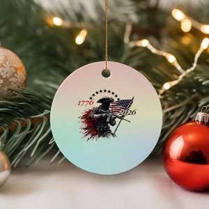 250 Years Anniversary Yankee Spirit Ceramic Ornament 1776 2026 Patriotic Tactical Minuteman Independence Day 4th July US Flag TS10 1pc Pastel Print Your Wear