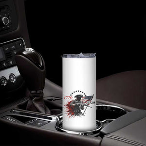 250 Years Anniversary Yankee Spirit Skinny Tumbler 1776 2026 Patriotic Tactical Minuteman Independence Day 4th July US Flag TS10 Print Your Wear