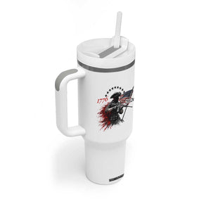 250 Years Anniversary Yankee Spirit Tumbler With Handle 1776 2026 Patriotic Tactical Minuteman Independence Day 4th July US Flag TS10 Print Your Wear