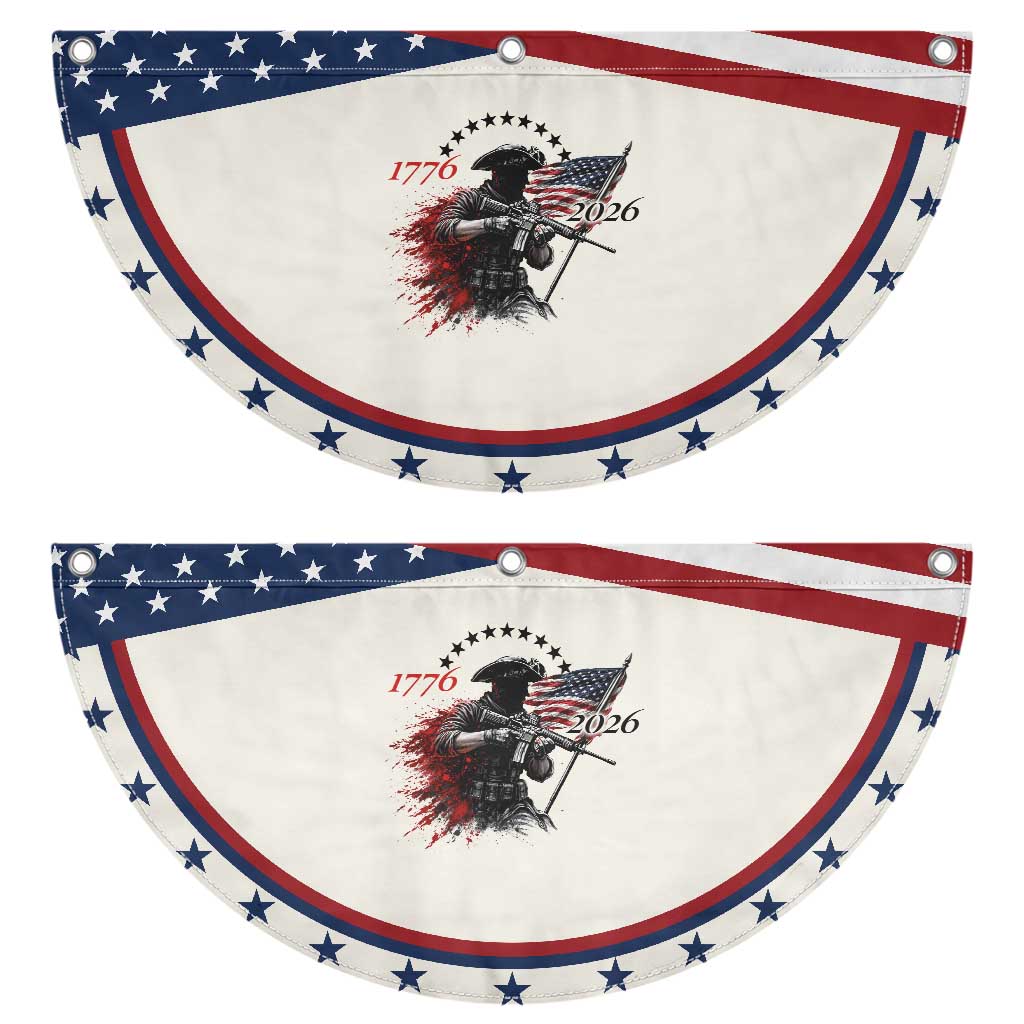 250 Years Anniversary Yankee Spirit Patriotic Fan Flag 1776 2026 Tactical Minuteman Independence Day 4th July US Flag