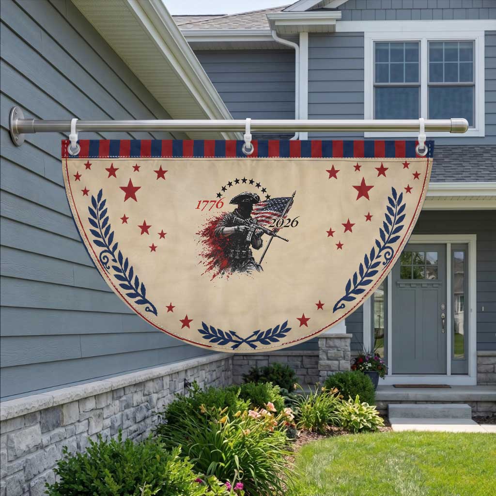 250 Years Anniversary Yankee Spirit Patriotic Fan Flag 1776 2026 Tactical Minuteman Independence Day 4th July US Flag