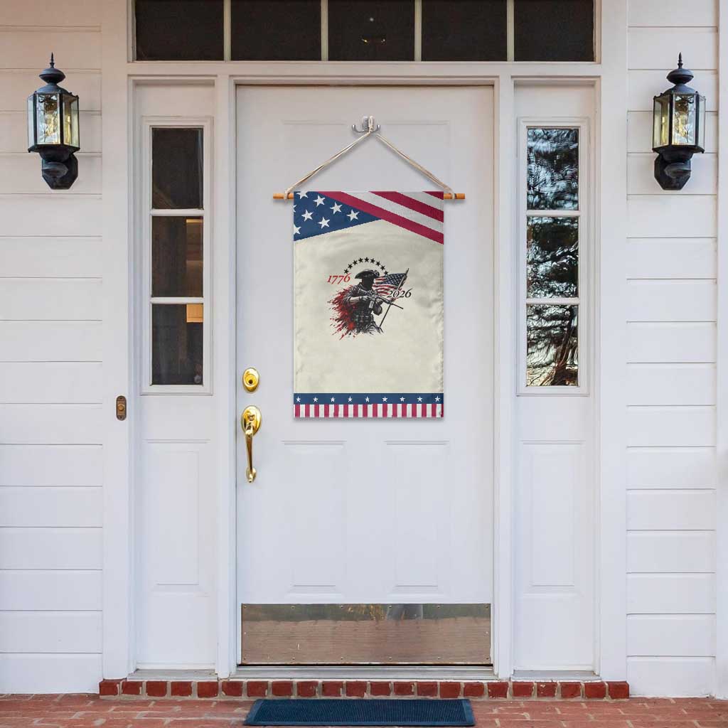 250 Years Anniversary Yankee Spirit Garden Flag 1776 2026 Patriotic Tactical Minuteman Independence Day 4th July US Flag TS10 Print Your Wear