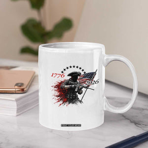 250 Years Anniversary Yankee Spirit Coffee Mug 1776 2026 Patriotic Tactical Minuteman Independence Day 4th July US Flag TS10 Print Your Wear