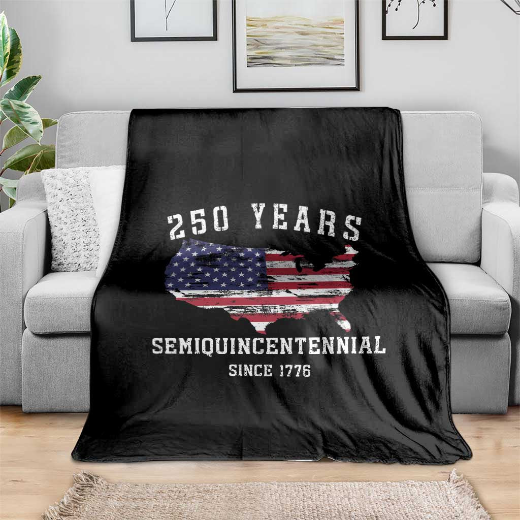 USA 250th Anniversary Throw Blanket United States Semiquincentennial 1776 2026 Patriotic Independence Day TS10 Print Your Wear