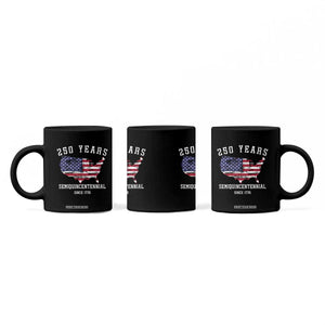 USA 250th Anniversary Coffee Mug United States Semiquincentennial 1776 2026 Patriotic Independence Day TS10 Print Your Wear