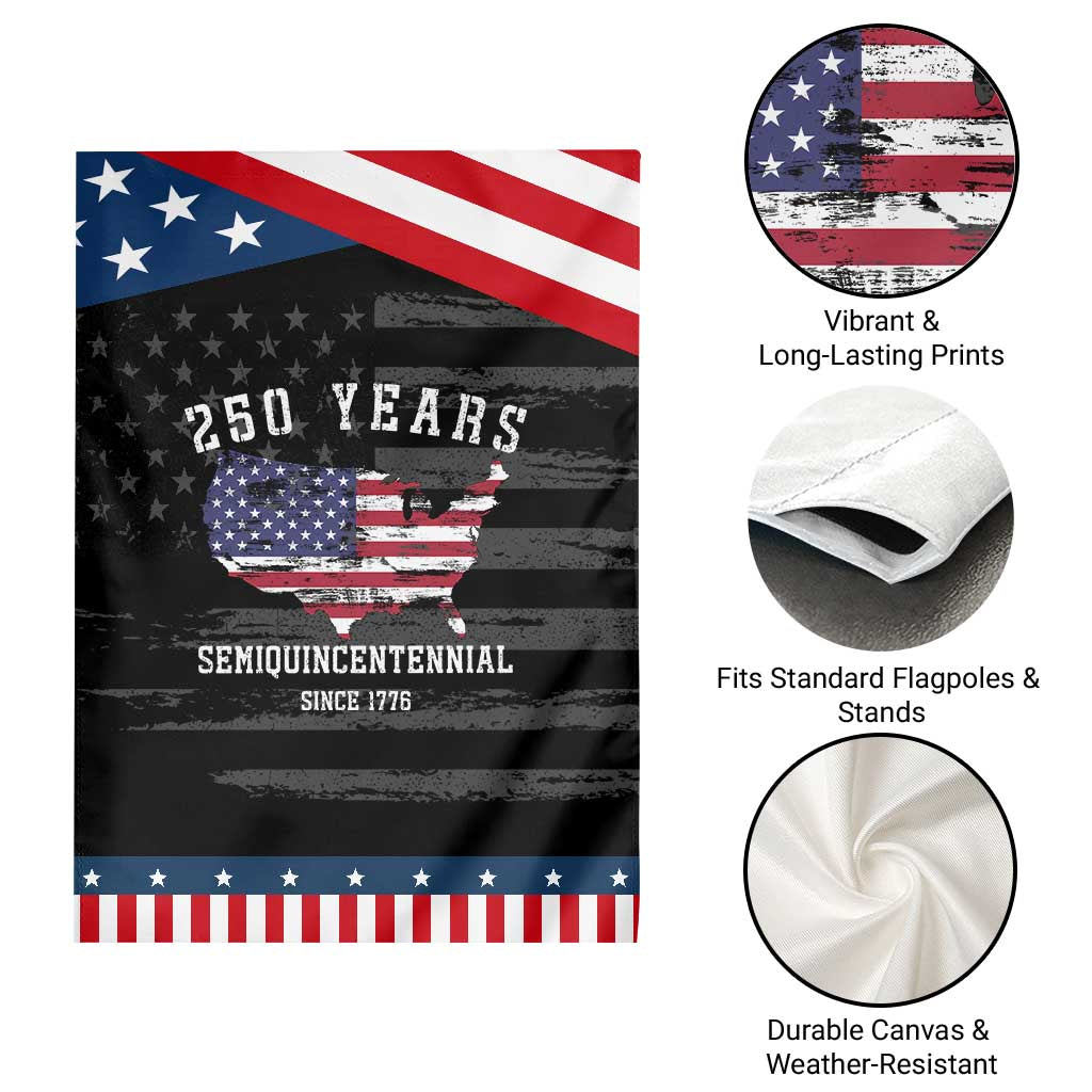USA 250th Anniversary Garden Flag United States Semiquincentennial 1776 2026 Patriotic Independence Day TS10 Print Your Wear