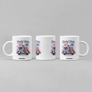 250th Anniversary USA Coffee Mug Patriotic Liberty Floral 250 Years American 4th July 1776 2026 TS10 Print Your Wear