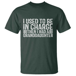 I Used To Be in Charge Then I Had A Granddaughter T Shirt Father's Day Grandpa Gift