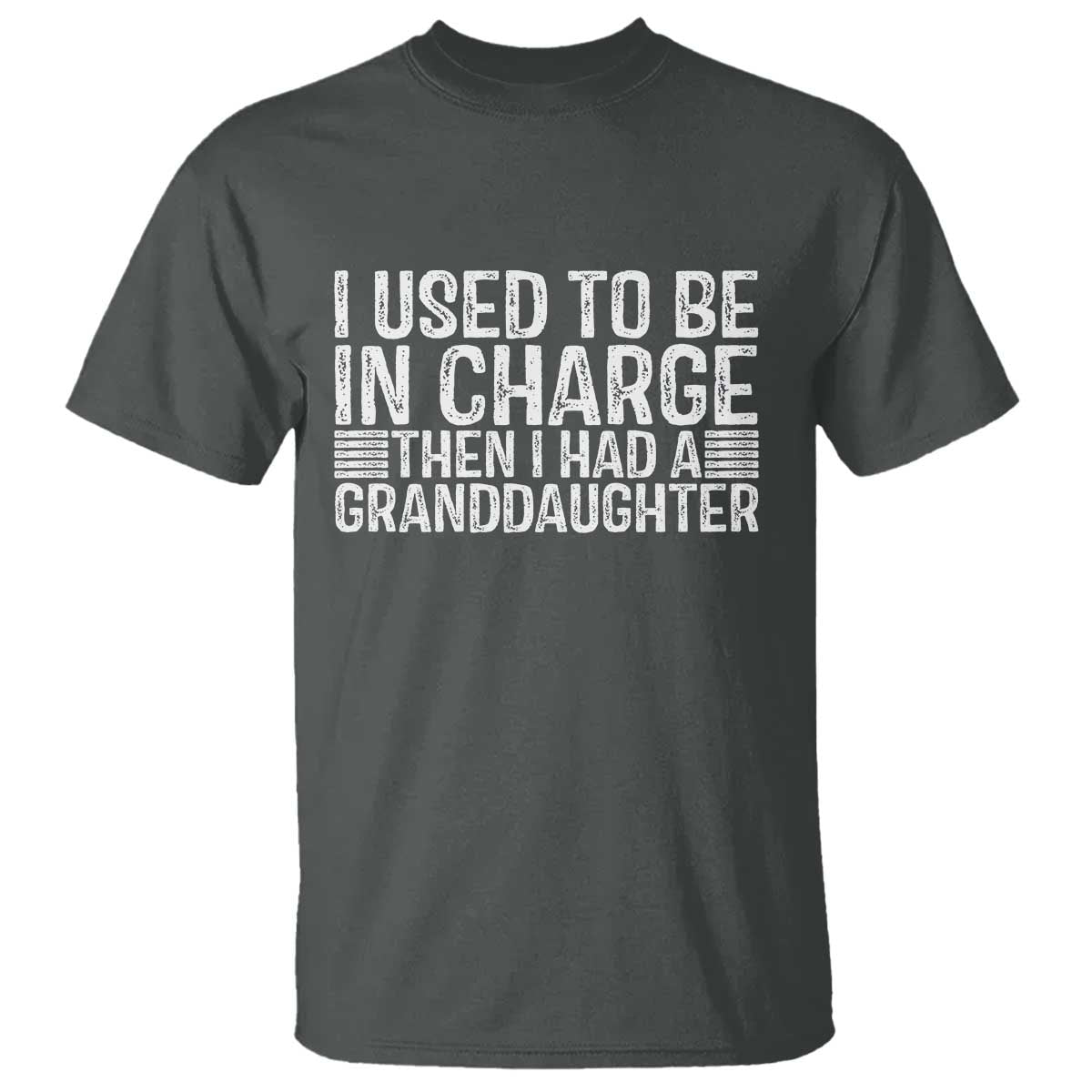 I Used To Be in Charge Then I Had A Granddaughter T Shirt Father's Day Grandpa Gift