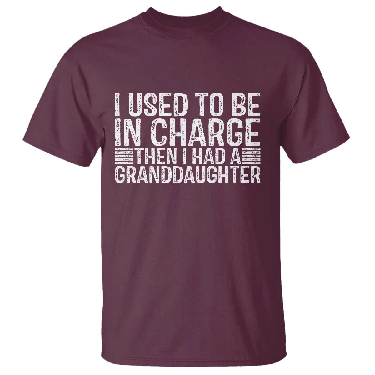 I Used To Be in Charge Then I Had A Granddaughter T Shirt Father's Day Grandpa Gift