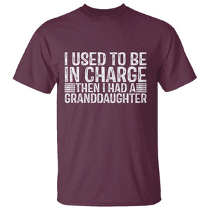I Used To Be in Charge Then I Had A Granddaughter T Shirt Father's Day Grandpa Gift