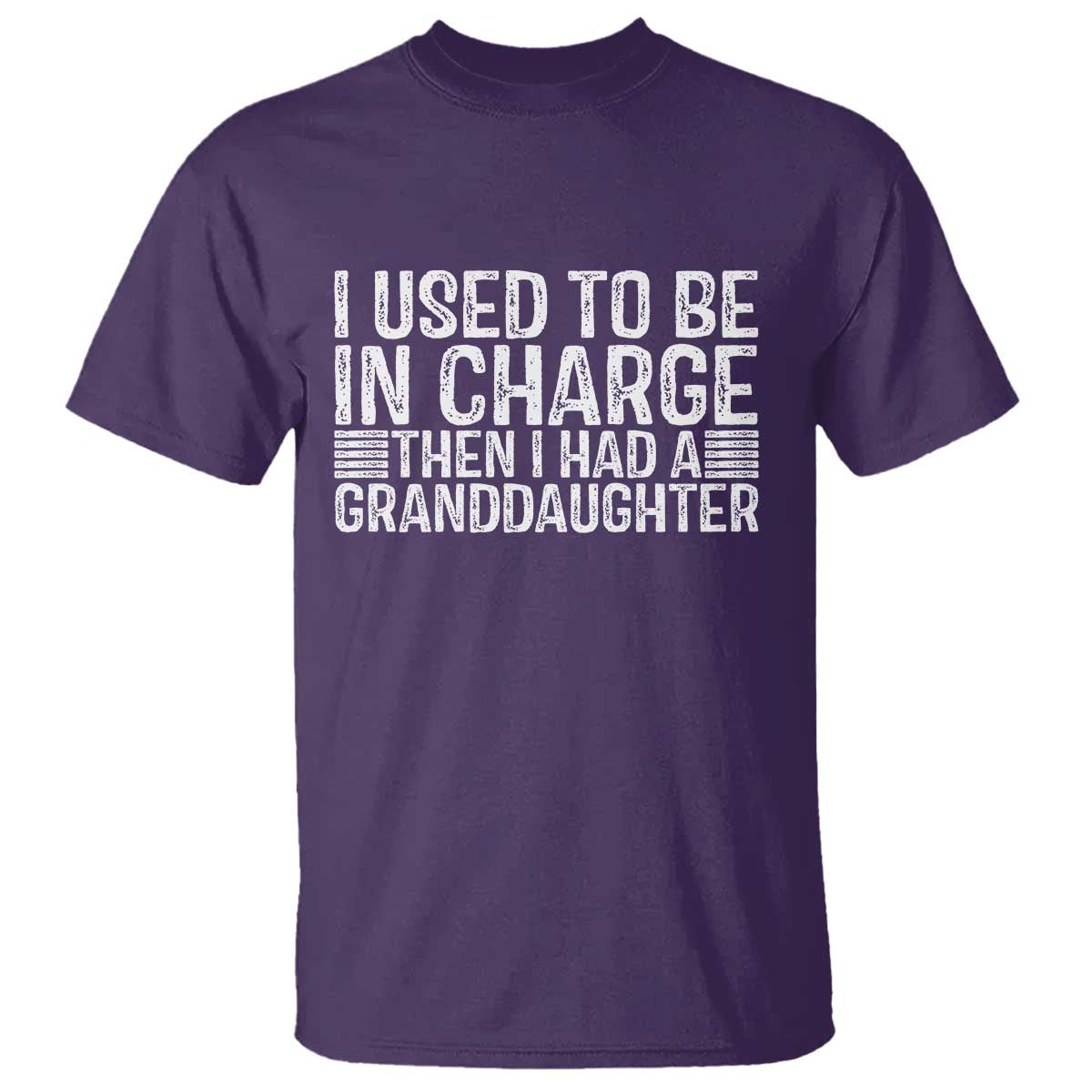 I Used To Be in Charge Then I Had A Granddaughter T Shirt Father's Day Grandpa Gift