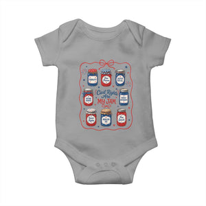 Civil Rights Are My Jam Baby Onesie Liberal Values 4th Of July Equal Rights Feminist LGBT Ally