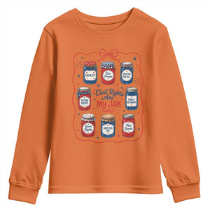 Civil Rights Are My Jam Youth Sweatshirt Liberal Values 4th Of July Equal Rights Feminist LGBT Ally
