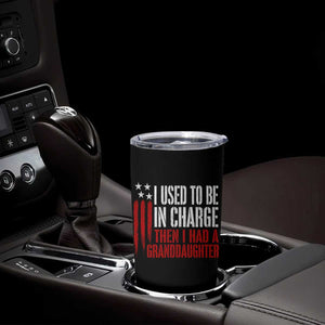 I Used To Be in Charge Then I Had A Granddaughter Tumbler Cup Funny Saying Gag Gift Birthday Grandpa Fathers Day US Flag TS10 Print Your Wear