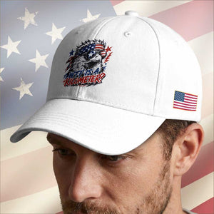 Funny 4th Of July WTF Is A Kilometer Baseball Cap Vintage USA Meme Patriotic Eagle Humor Independence Day