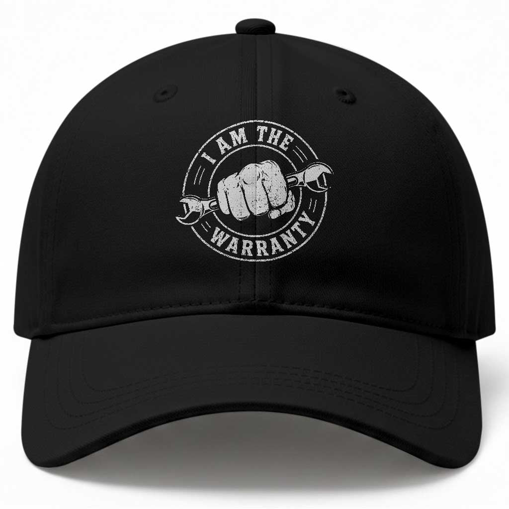 I Am The Warranty Mechanic Baseball Cap Car Repair Guy Funny Handyman Distressed Graphic TS10 Print Your Wear