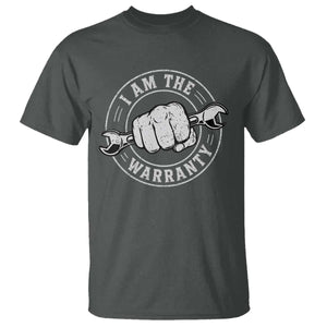 I Am The Warranty Mechanic T Shirt Car Repair Guy Funny Handyman Distressed Graphic