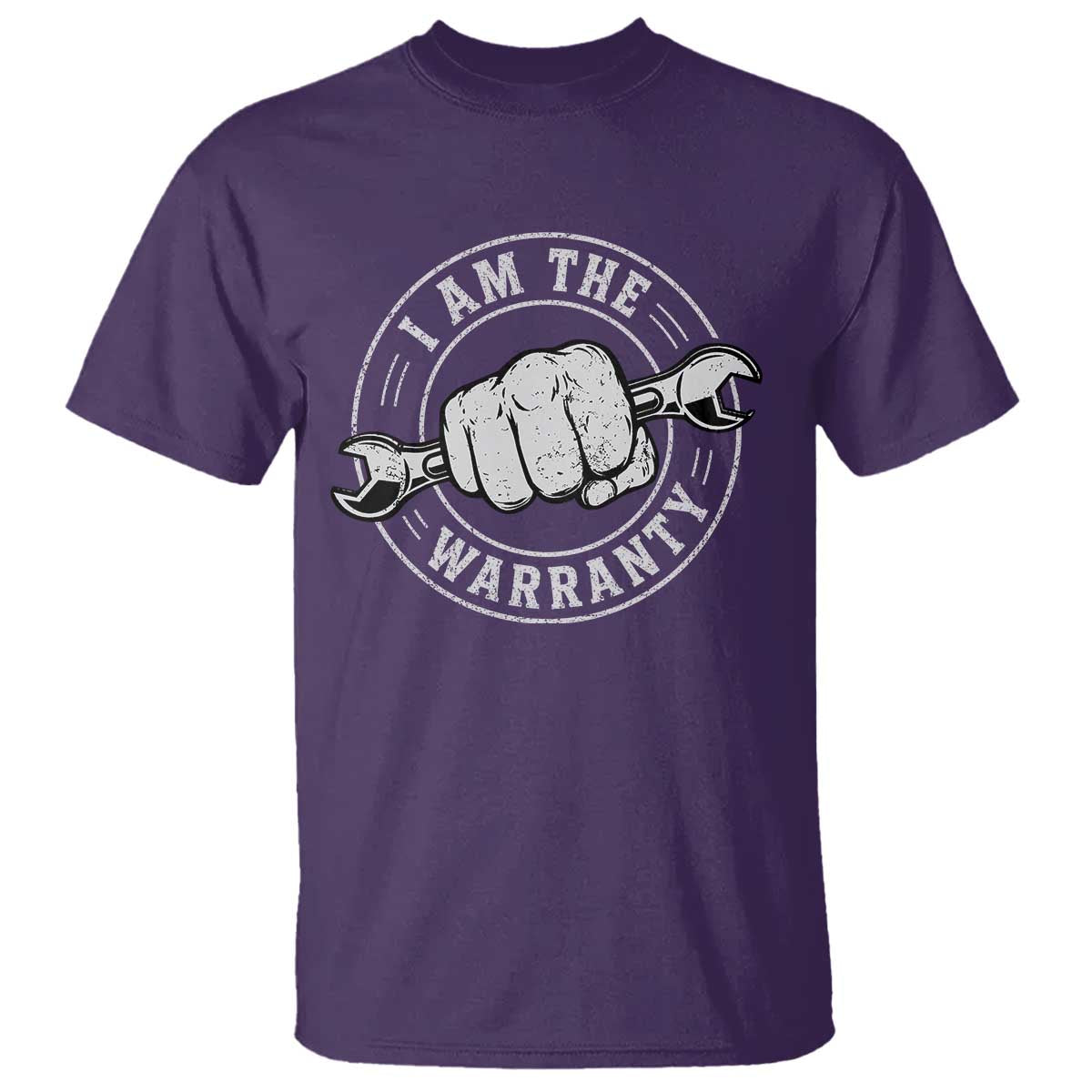 I Am The Warranty Mechanic T Shirt Car Repair Guy Funny Handyman Distressed Graphic
