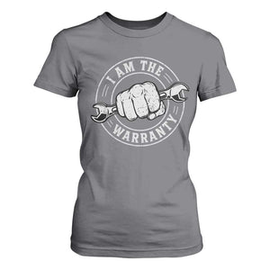 I Am The Warranty Mechanic T Shirt For Women Car Repair Guy Funny Handyman Distressed Graphic