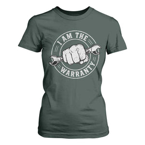 I Am The Warranty Mechanic T Shirt For Women Car Repair Guy Funny Handyman Distressed Graphic