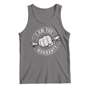 I Am The Warranty Mechanic Tank Top Car Repair Guy Funny Handyman Distressed Graphic