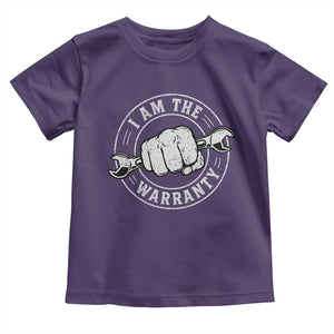I Am The Warranty Mechanic Toddler T Shirt Car Repair Guy Funny Handyman Distressed Graphic