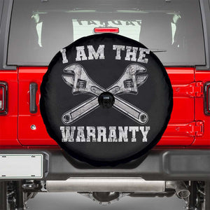 I Am The Warranty Mechanic Spare Tire Cover Car Repair Funny Handyman Distressed Graphic