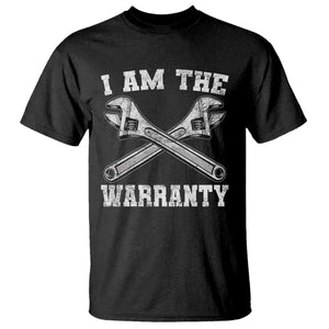 I Am The Warranty Mechanic T Shirt Car Repair Funny Handyman Distressed Graphic