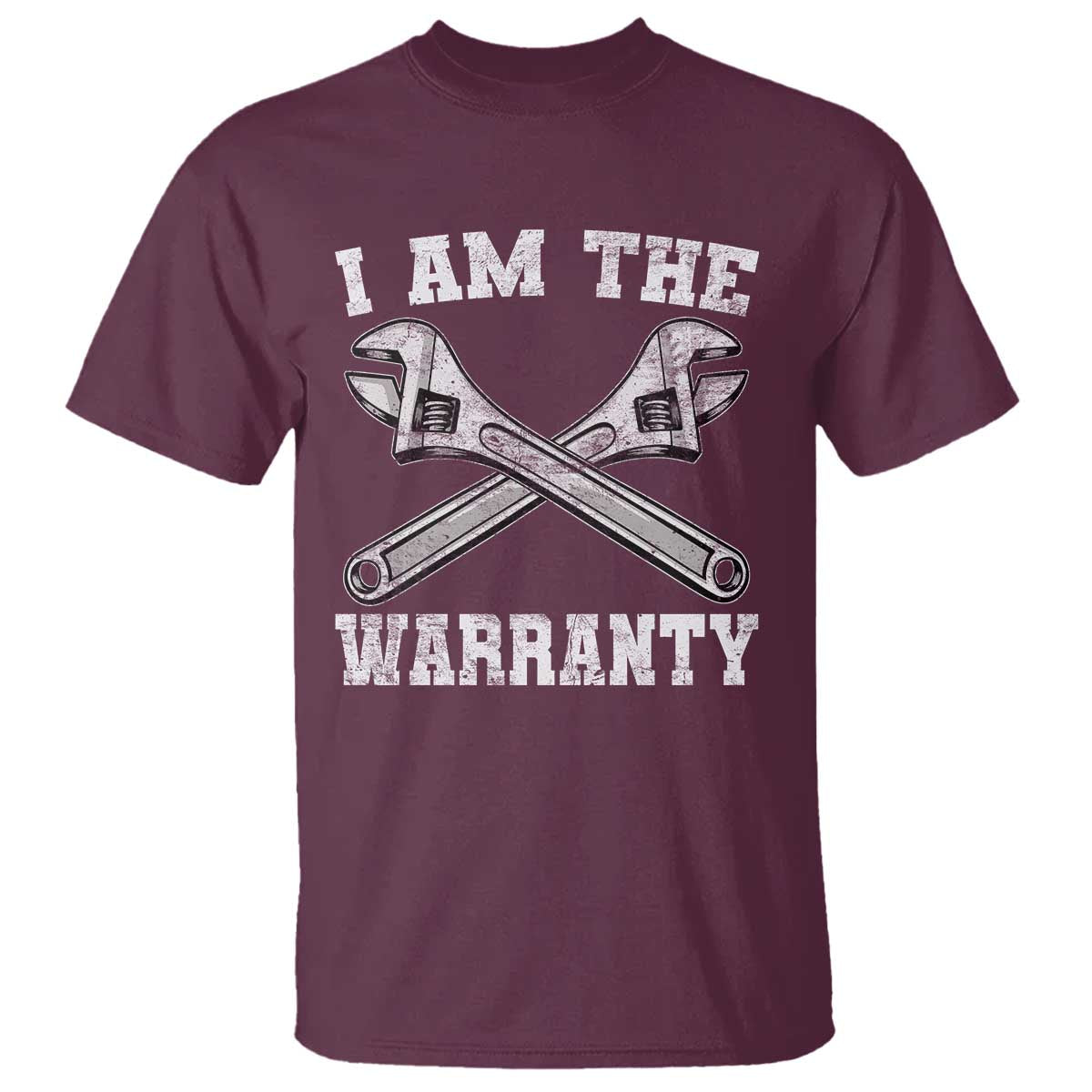 I Am The Warranty Mechanic T Shirt Car Repair Funny Handyman Distressed Graphic