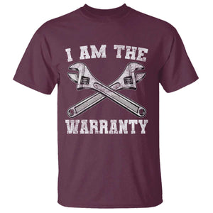 I Am The Warranty Mechanic T Shirt Car Repair Funny Handyman Distressed Graphic