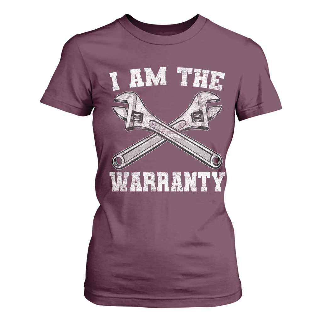 I Am The Warranty Mechanic T Shirt For Women Car Repair Funny Handyman Distressed Graphic