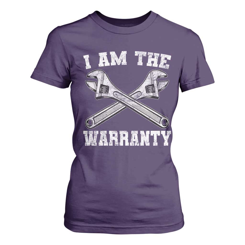I Am The Warranty Mechanic T Shirt For Women Car Repair Funny Handyman Distressed Graphic