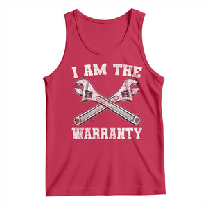 I Am The Warranty Mechanic Tank Top Car Repair Funny Handyman Distressed Graphic