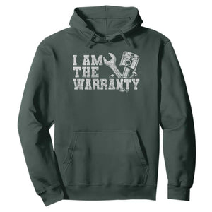 I Am The Warranty Hoodie Race Car Parts Repair Guy Funny Mechanic