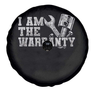 I Am The Warranty Spare Tire Cover Race Car Parts Repair Guy Funny Mechanic
