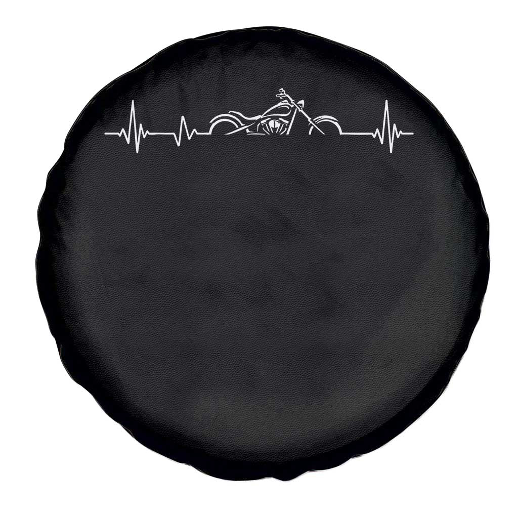 Heartbeat Motorcycle Lovers Spare Tire Cover Sports Biker Bikers Club TS10 Print Your Wear