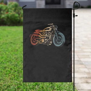 Vintage Motorcycle Garden Flag Retro Rider Graphic Motorcycle Enthusiasts Bikers Club TS10 Print Your Wear