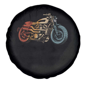 Vintage Motorcycle Spare Tire Cover Retro Rider Graphic Motorcycle Enthusiasts Bikers Club TS10 Print Your Wear