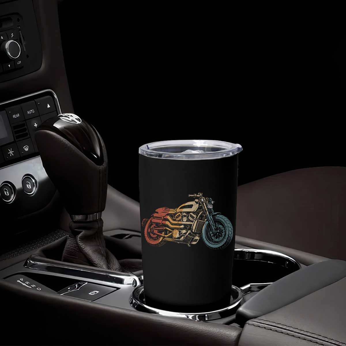 Vintage Motorcycle Tumbler Cup Retro Rider Graphic Motorcycle Enthusiasts Bikers Club TS10 Print Your Wear