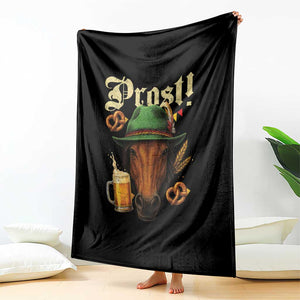 Oktoberfest Horse Throw Blanket German Octoberfest Beer Prost Drinking TS10 Print Your Wear